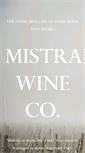 Mobile Screenshot of mistralwine.com